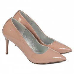 Pantofi eleganti dama 1293 lac nude