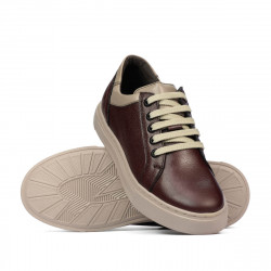 Pantofi sport adolescenti 383 bordo combinat