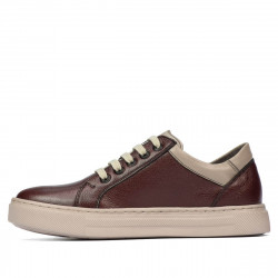 Pantofi sport adolescenti 383 bordo combinat