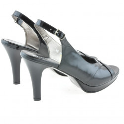 Sandale dama 1052 lac negru