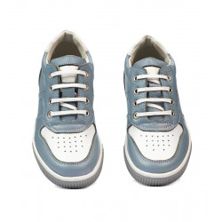 Pantofi copii 2014 bleu+alb