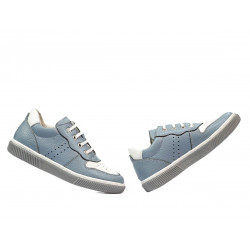Pantofi copii 2014 bleu+alb