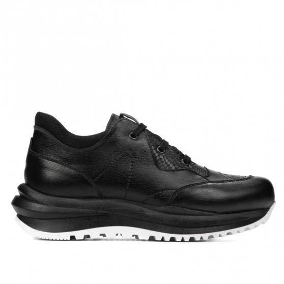 Pantofi sport dama 6055 negru combinat Pantofi sport dama 6055 negru combinat