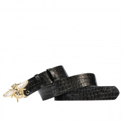Curea dama 01ld croco lac antracit