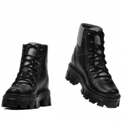 Ghete dama 3373 negru combinat
