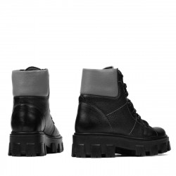 Ghete dama 3373 negru combinat