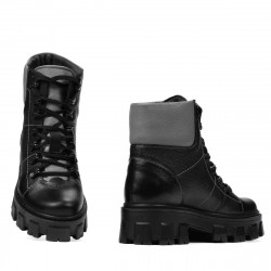 Ghete dama 3373 negru combinat