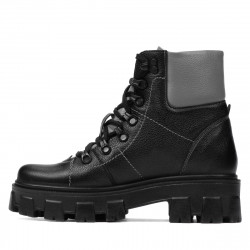 Ghete dama 3373 negru combinat