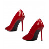 Pantofi eleganti dama 1289 lac rosu