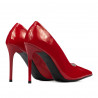 Pantofi eleganti dama 1289 lac rosu