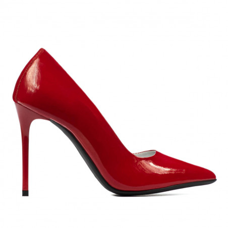 Pantofi eleganti dama 1289 lac rosu
