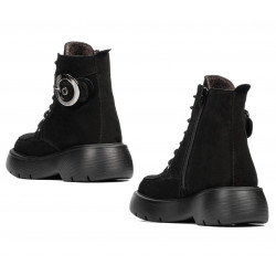 Ghete dama 3372 negru velur
