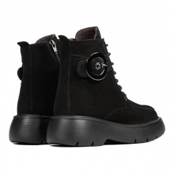 Ghete dama 3372 negru velur
