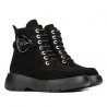 Ghete dama 3372 negru velur