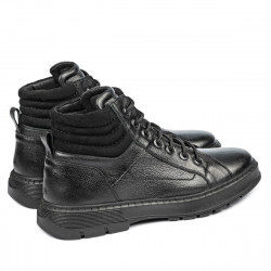 Férfi bakancs 4134 fekete kombinált