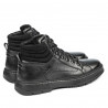 Férfi bakancs 4134 fekete kombinált