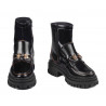Ghete dama 3377 negru florantic
