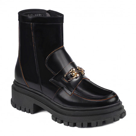 Ghete dama 3377 negru florantic