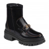 Ghete dama 3377 negru florantic