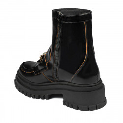 Ghete dama 3377 negru florantic
