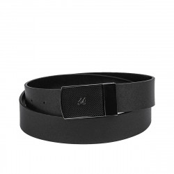 Curea barbati 62b bicolor negru+negru mat