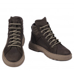 Férfi csizma 4134 tuxon barna kombinált