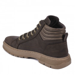 Férfi csizma 4134 tuxon barna kombinált