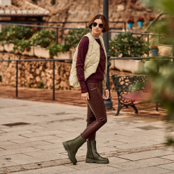 Ghete dama 3375 kaki lifestyle