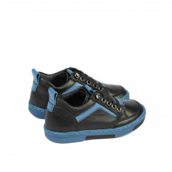 Pantofi copii mici 78c negru combinat
