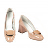 Pantofi eleganti dama 1291 lac nude