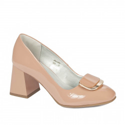 Pantofi eleganti dama 1291 lac nude