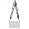 Curea de umar (chinga) 101g multicolor+ biz verde