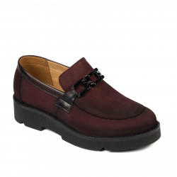 Pantofi casual dama 6056 bufo bordo