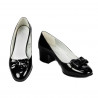 Pantofi eleganti dama 1270 lac negru