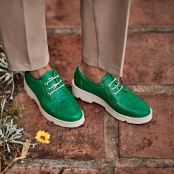Pantofi casual dama 6051 verde lifestyle