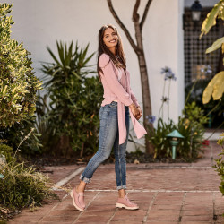 Női alkalmi cipő 6052 rózsaszín lifestyle