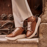 Pantofi casual/sport 6048 maro combinat lifestyle