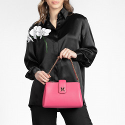 003g fuchsia női válltáska