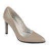 Pantofi eleganti dama 1276 lac capucino