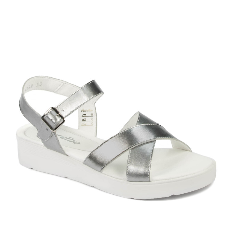 Sandale dama 5049-1 argintiu