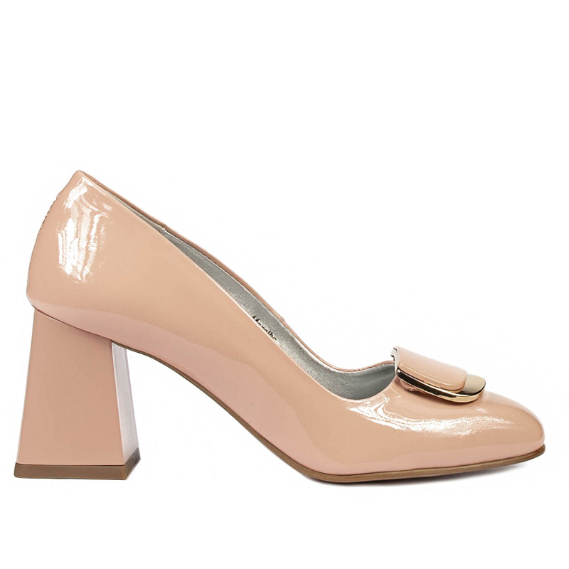 Pantofi eleganti dama 1291 lac nude