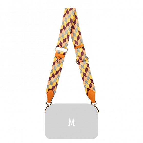 Curea de umar (chinga) 106g multicolor+orange Curea de umar (chinga) 106g multicolor+orange