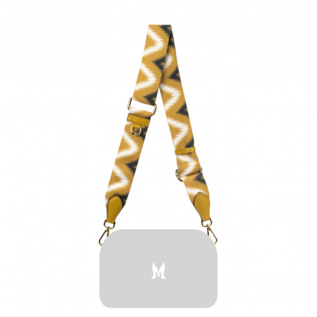 Vállpánt (heveder) 103g többszínű+mustár