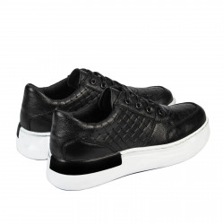 Pantofi sport dama 6059 negru combinat