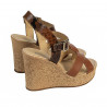 Sandale dama 5095 maro combinat