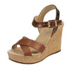 Sandale dama 5095 maro combinat