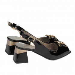 Sandale dama 1297 lac negru
