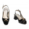 Sandale dama 1297 lac negru