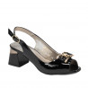 Sandale dama 1297 lac negru