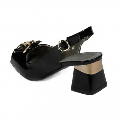Sandale dama 1297 lac negru
